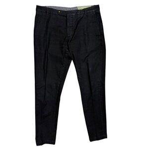 Jacob Cohen Academy Stretch Cotton Chino Pants Italy Check Grey 36x33